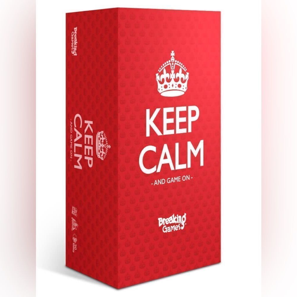 Breaking Games Keep Calm and Game On Card Game For Adults Party Game.